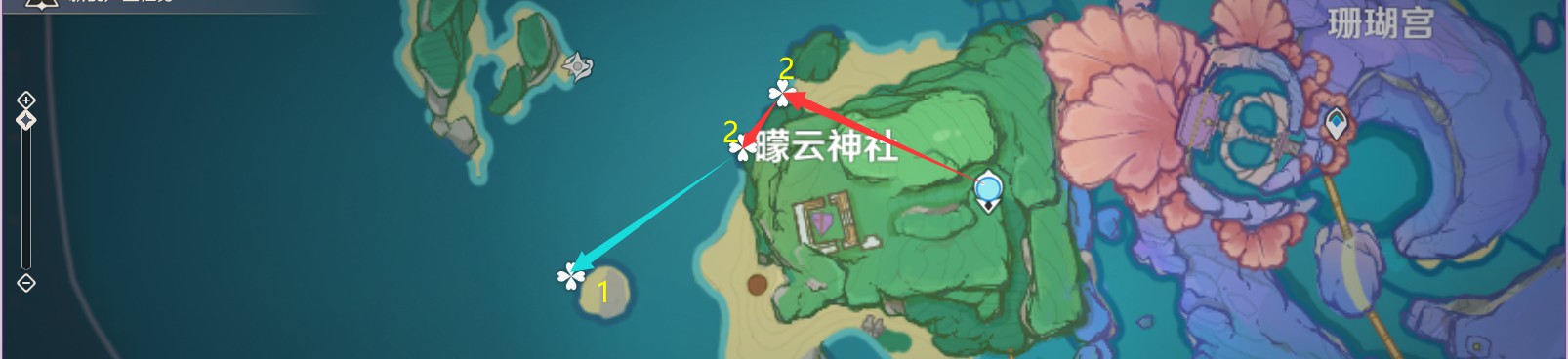 《原神》八重神子突破材料海靈芝採集路線 - 第14張