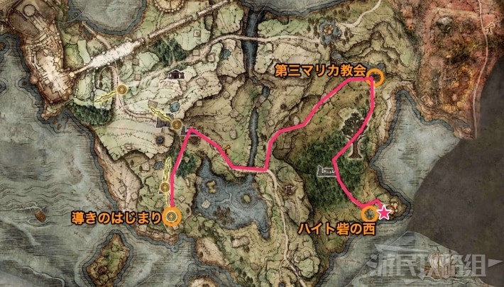 《艾爾登法環》寧姆格福地圖攻略 墓地、洞窟、BOSS及道具位置彙總_寧姆格福的黃金種子 - 第12張