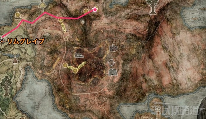 《艾爾登法環》蓋利德地圖攻略 墓地、洞窟、BOSS及道具位置彙總_蓋利德地圖特殊點位 - 第4張