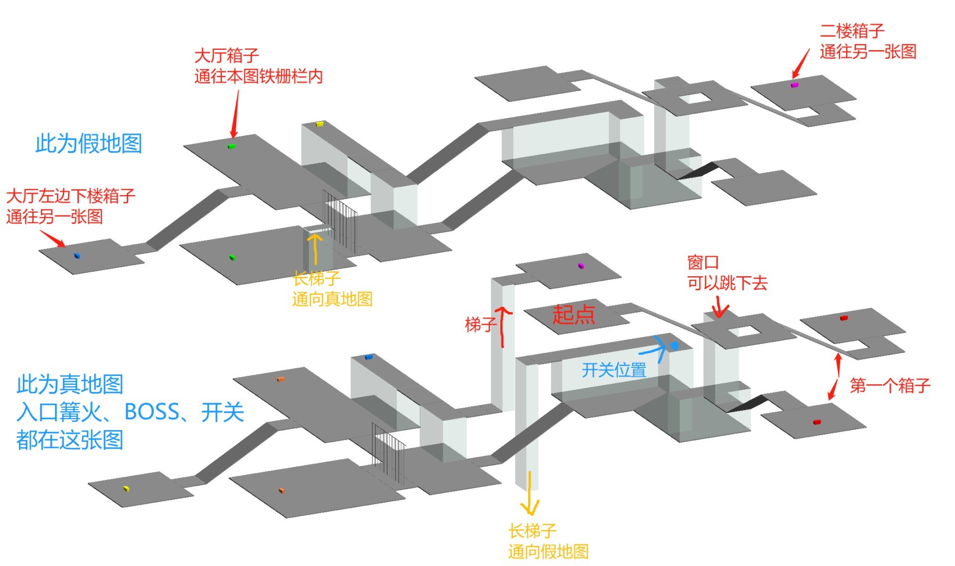 《艾尔登法环》亚雷萨副墓地地形解析 亚雷萨副墓地地图 - 第2张