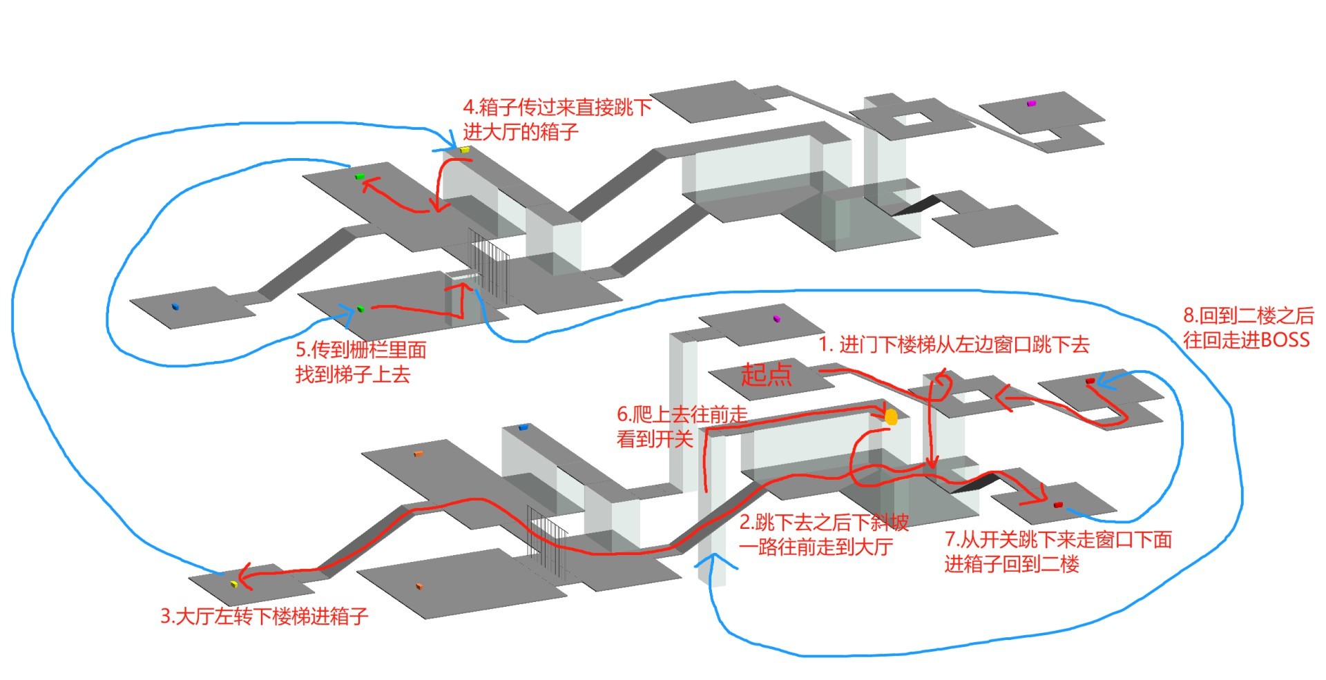 《艾尔登法环》亚雷萨副墓地地形解析 亚雷萨副墓地地图 - 第3张