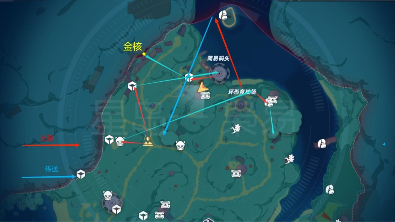 《幻塔》人工島傳送門傳送路線一覽 - 第2張