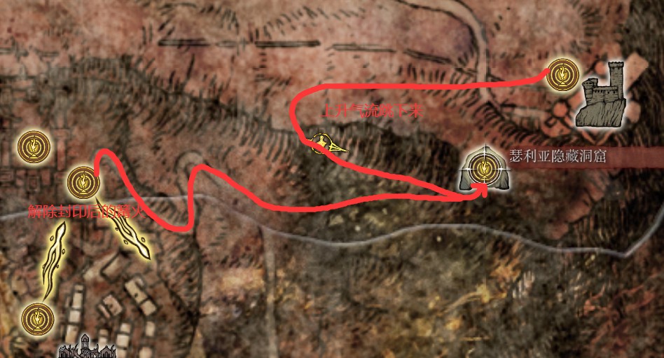 《艾尔登法环》所有洞窟、墓地与坑道位置路线图_盖利德 - 第6张