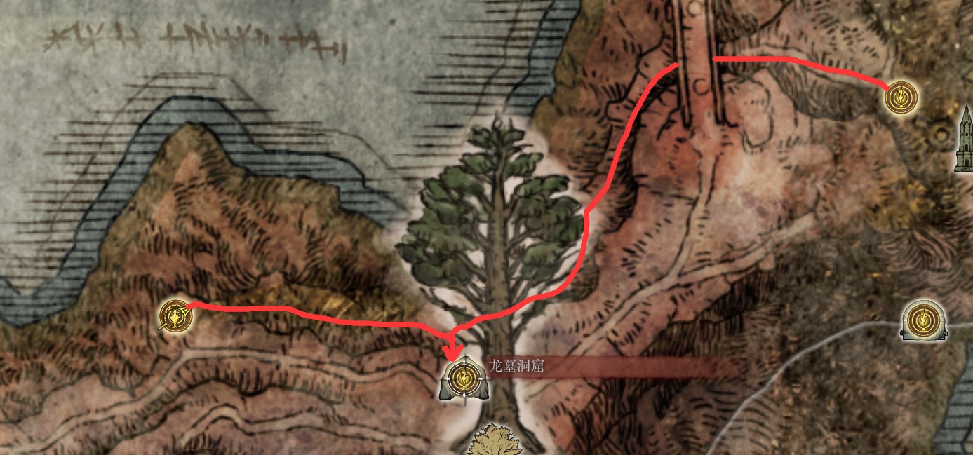 《艾尔登法环》所有洞窟、墓地与坑道位置路线图_盖利德 - 第8张