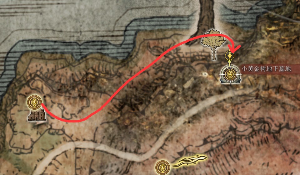 《艾尔登法环》所有洞窟、墓地与坑道位置路线图_盖利德 - 第11张