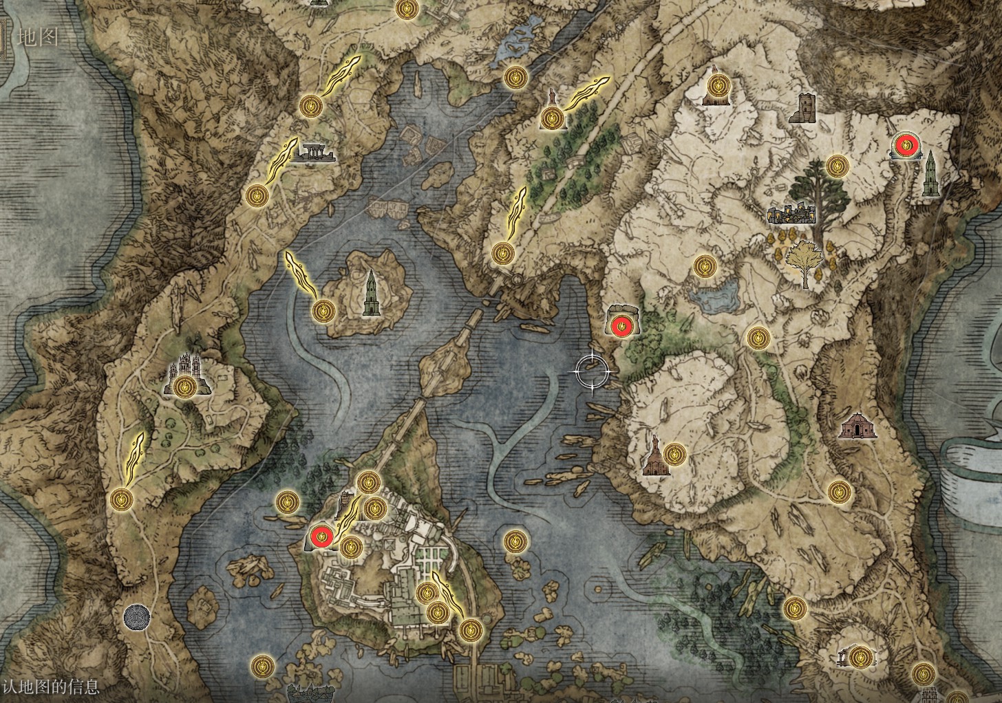 《艾爾登法環》所有洞窟、墓地與坑道位置路線圖_利耶尼亞湖 - 第1張
