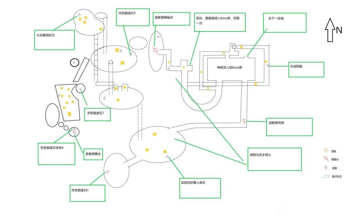 《艾爾登法環》天空之城地圖構造解析 - 第2張