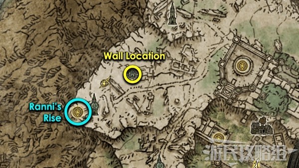 《艾尔登法环》隐藏墙壁位置汇总 隐藏墙壁在哪_湖之利耶尼亚-三姊妹塔 - 第1张