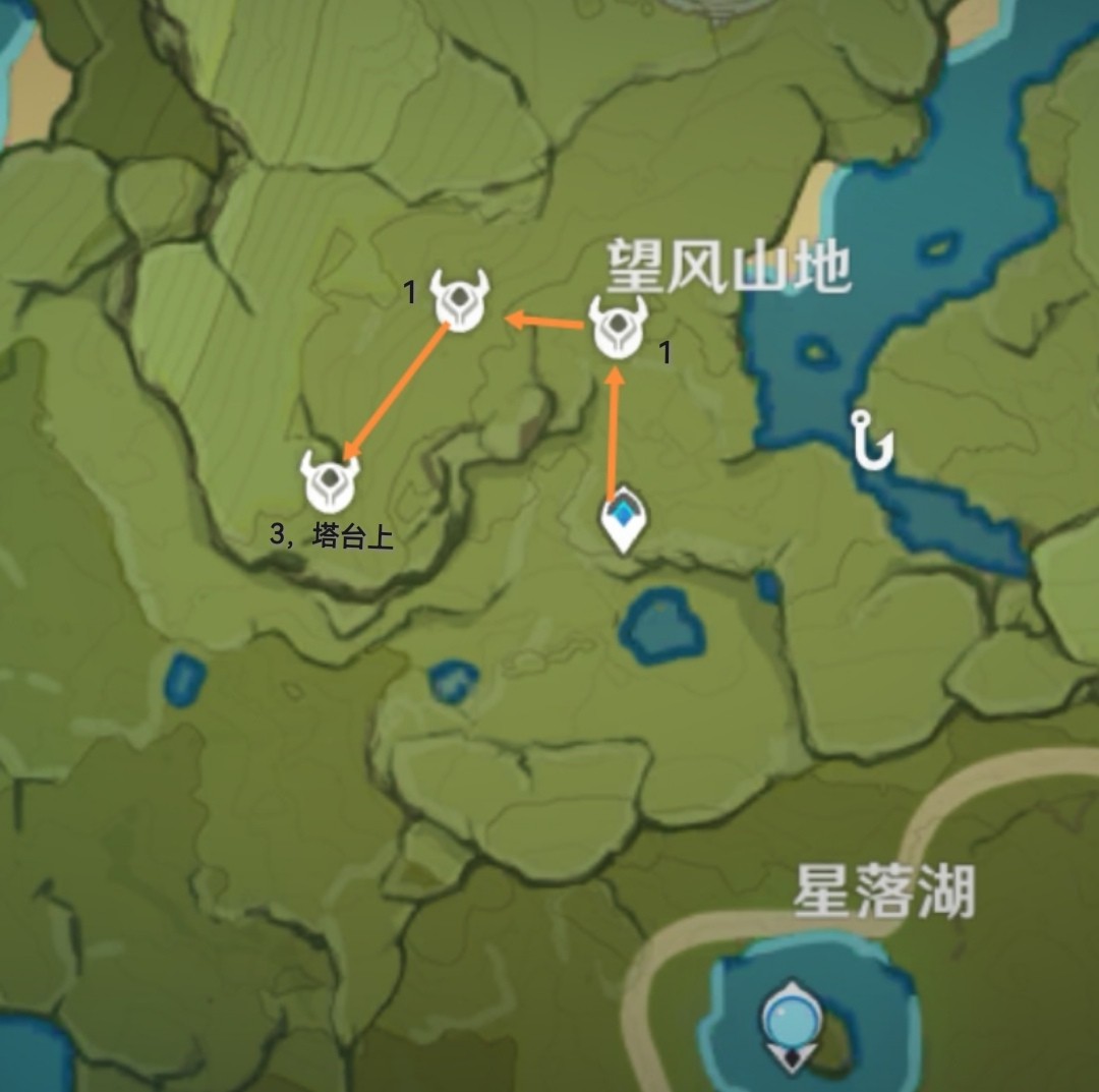 《原神》140只箭鏃丘丘人討伐路線整理 - 第2張