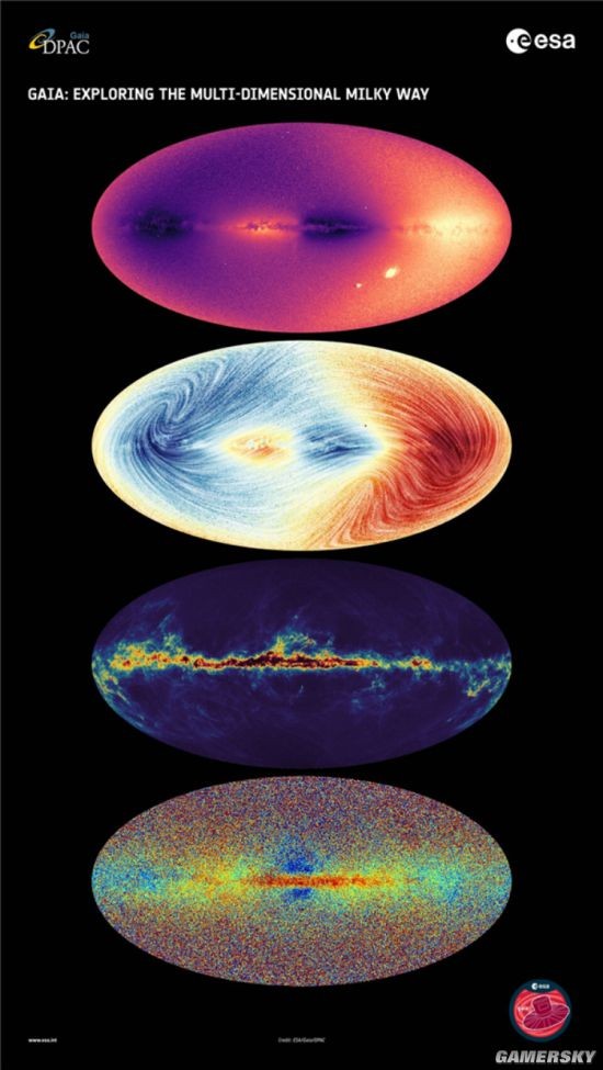 欧航局发布最新银河系多维地图：迄今最详尽银河系星系图