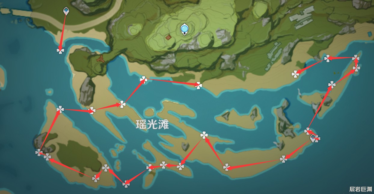 《原神》2.7版星螺收集路线分享 - 第4张