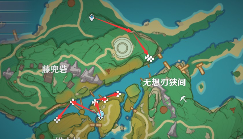 《原神》2.7版鳴草高效採集路線 - 第7張