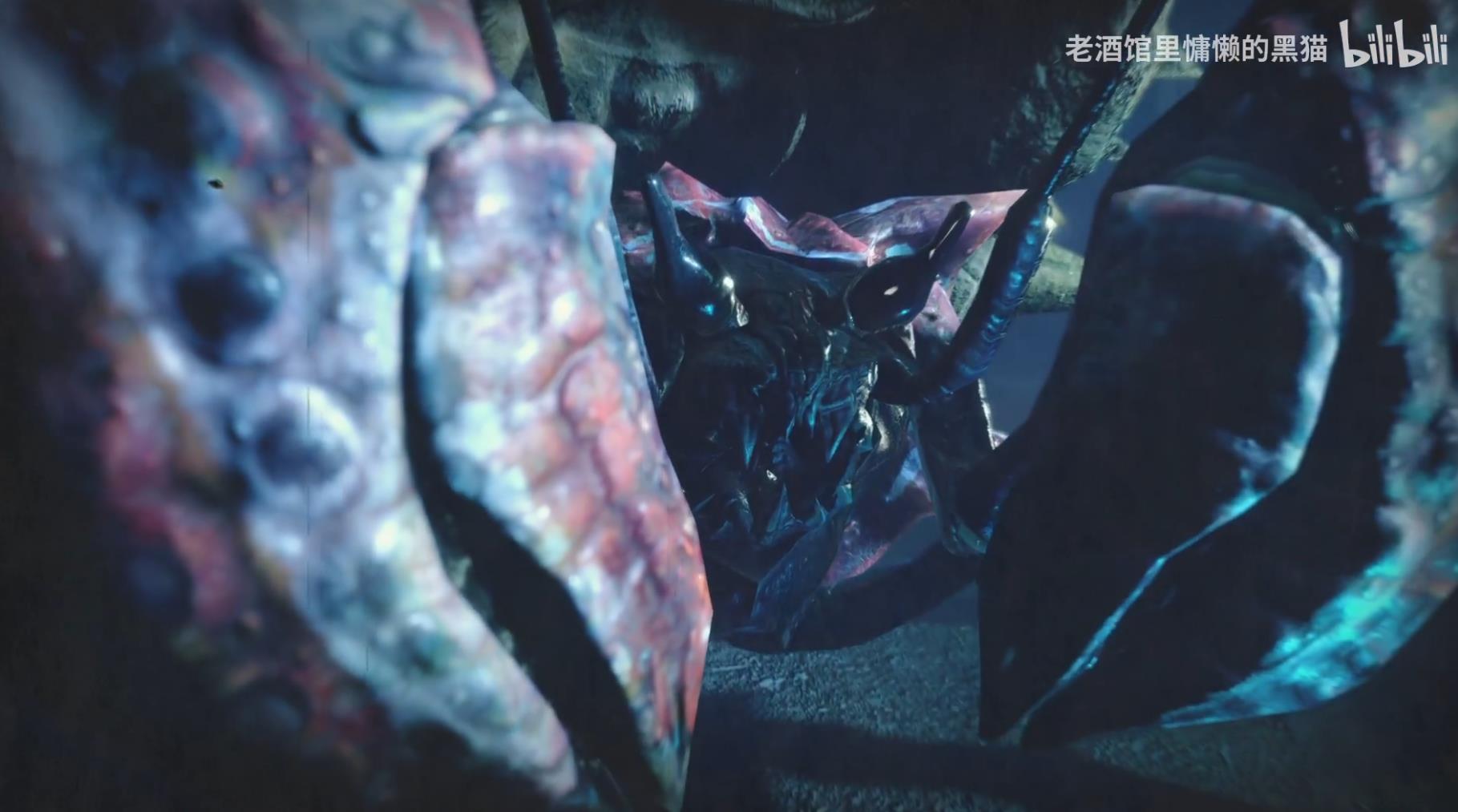 《怪物猎人崛起》曙光DLC全怪物出场CG合集_大名盾蟹