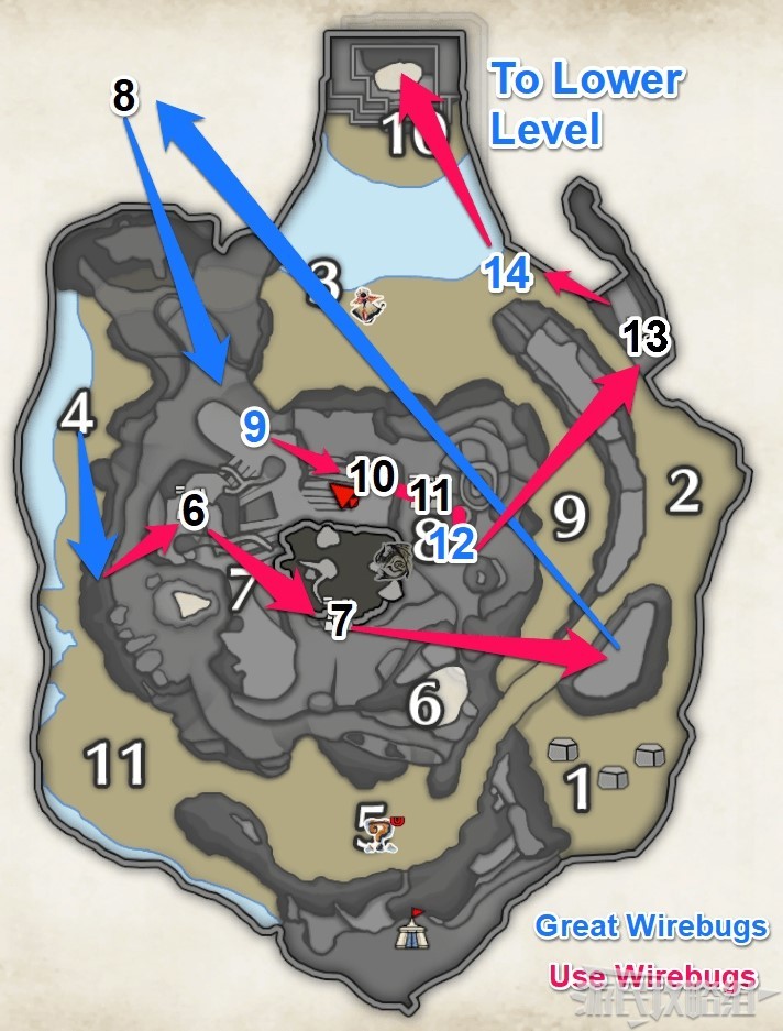 《魔物獵人崛起》曙光DLC礦石採集路線 曙光礦脈地圖一覽_密林 - 第1張