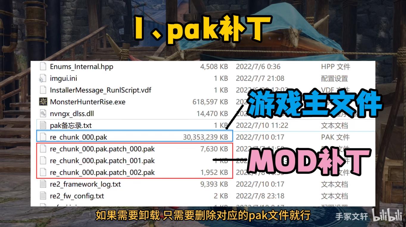 《怪物猎人崛起》曙光PC版MOD安装教程 MOD怎么用 - 第1张