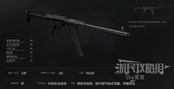 暗区突围》全武器数据及获取方式一览_T85冲锋枪:: 游民星空GamerSky.com