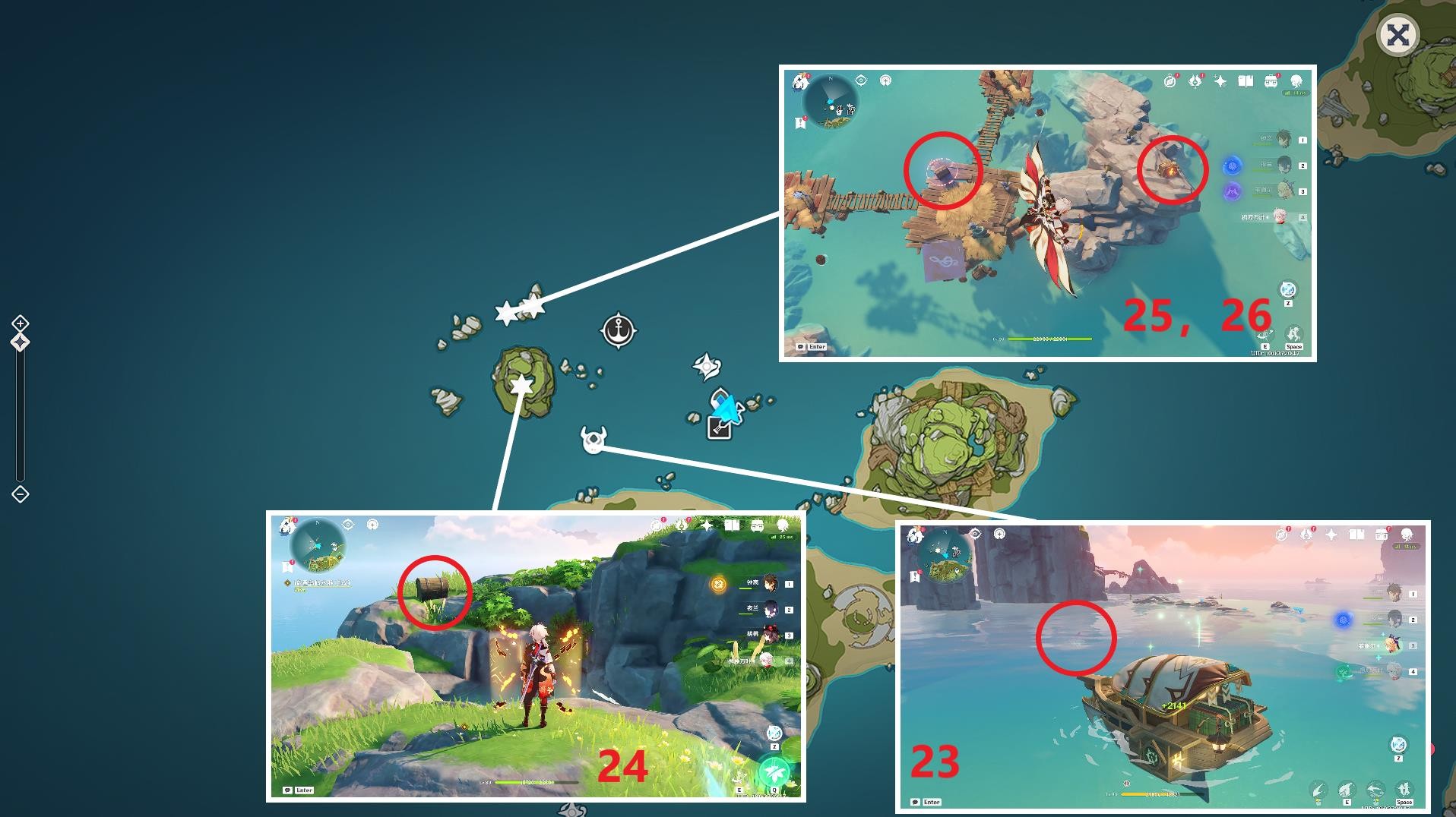 《原神》V2.8海岛地图破破岛全宝箱收集攻略 - 第6张