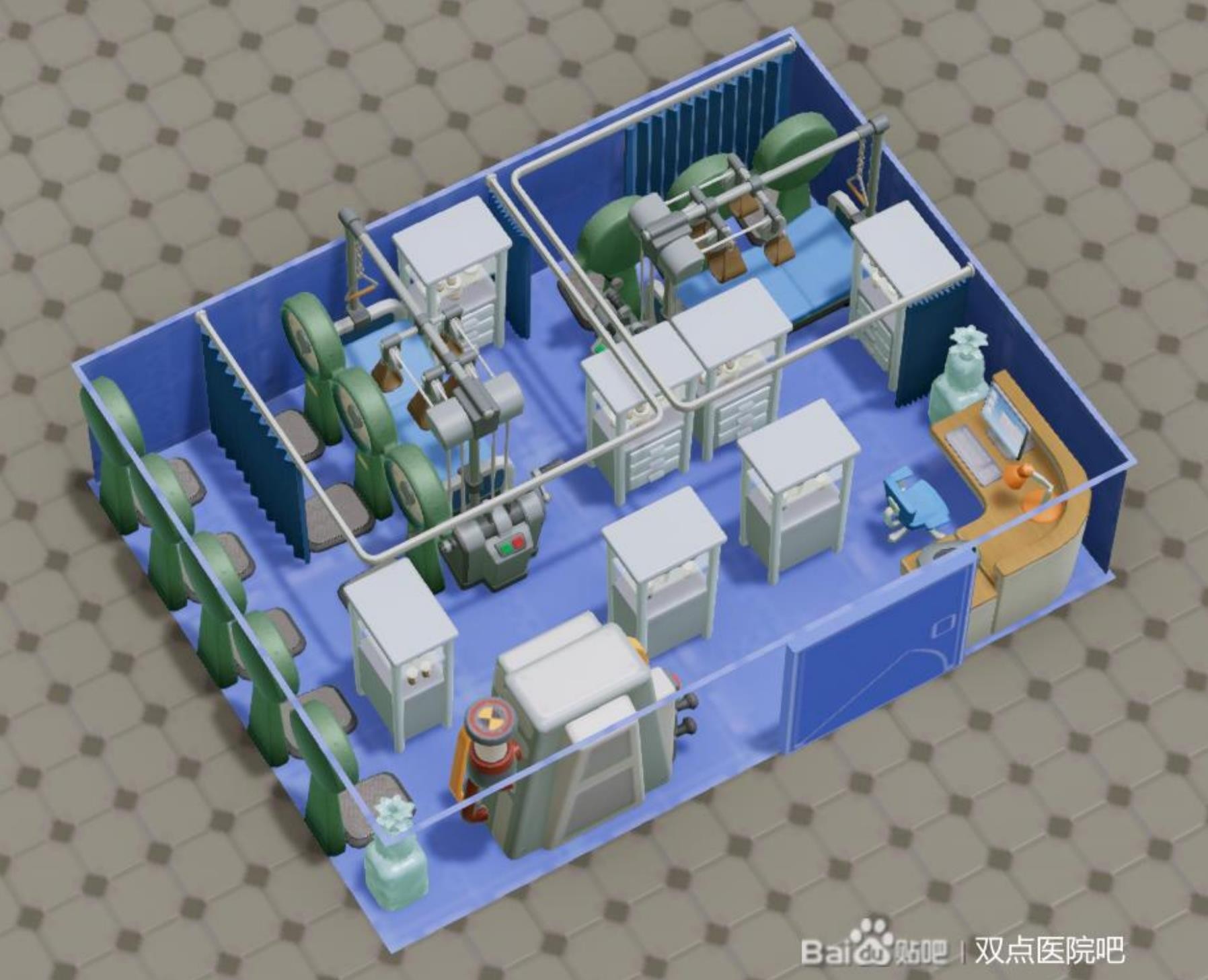 《双点医院》常用房间设备布局参考 - 第15张