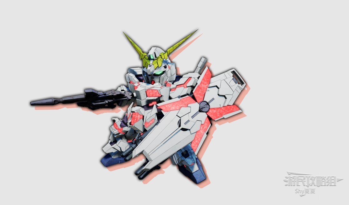 《SD高達激鬥同盟》全機體圖鑑 有哪些機體_獨角獸高達 RX-0