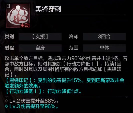 《环形战争》全佣兵介绍 黑锋骑士巴斯蒙属性一览 - 第9张
