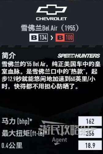 《極速快感22不羈》車輛圖鑑大全_雪佛蘭 Bel Air 1955 - 第3張