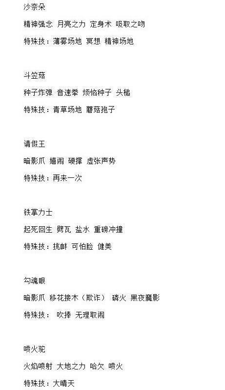 《宝可梦朱紫》5星太晶战全BOSS技能表 - 第4张