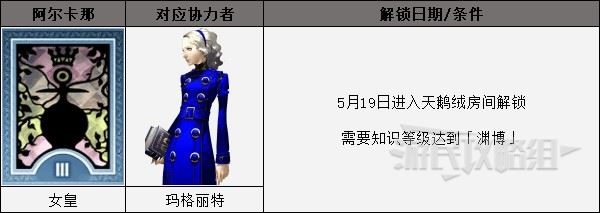 《女神异闻录4黄金版》全社群解锁条件 社群对话选项一览_玛格丽特（女皇） - 第1张