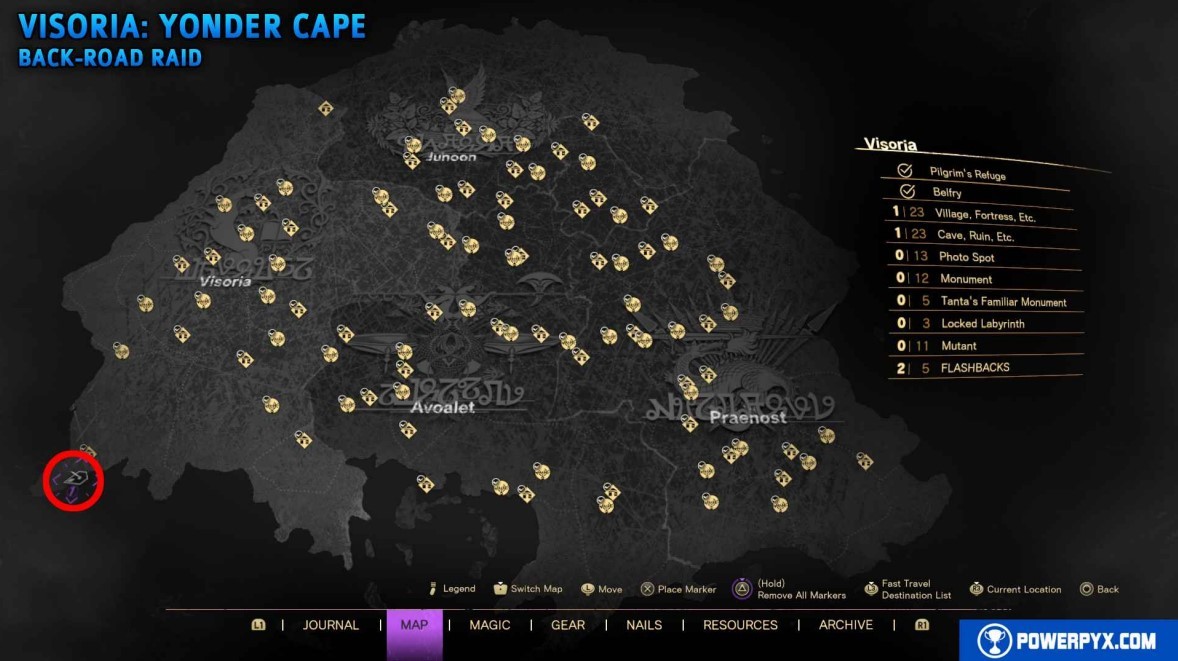 《Forspoken》追忆挑战位置说明 智慧之碑在哪_维索利亚 - 第5张