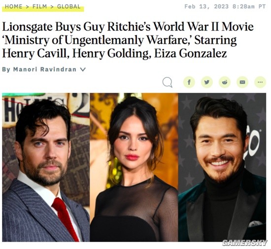"The Ministry of Ungentlemanly Warfare" Directed Starring Henry Cavill