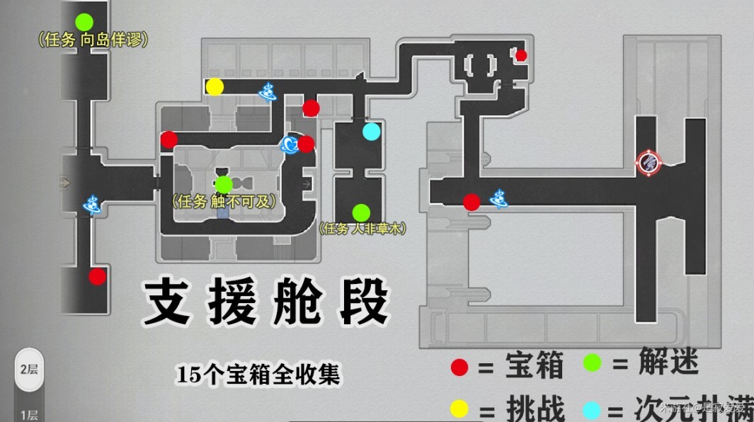 《崩坏星穹铁道》黑塔空间站全宝箱收集 - 第3张