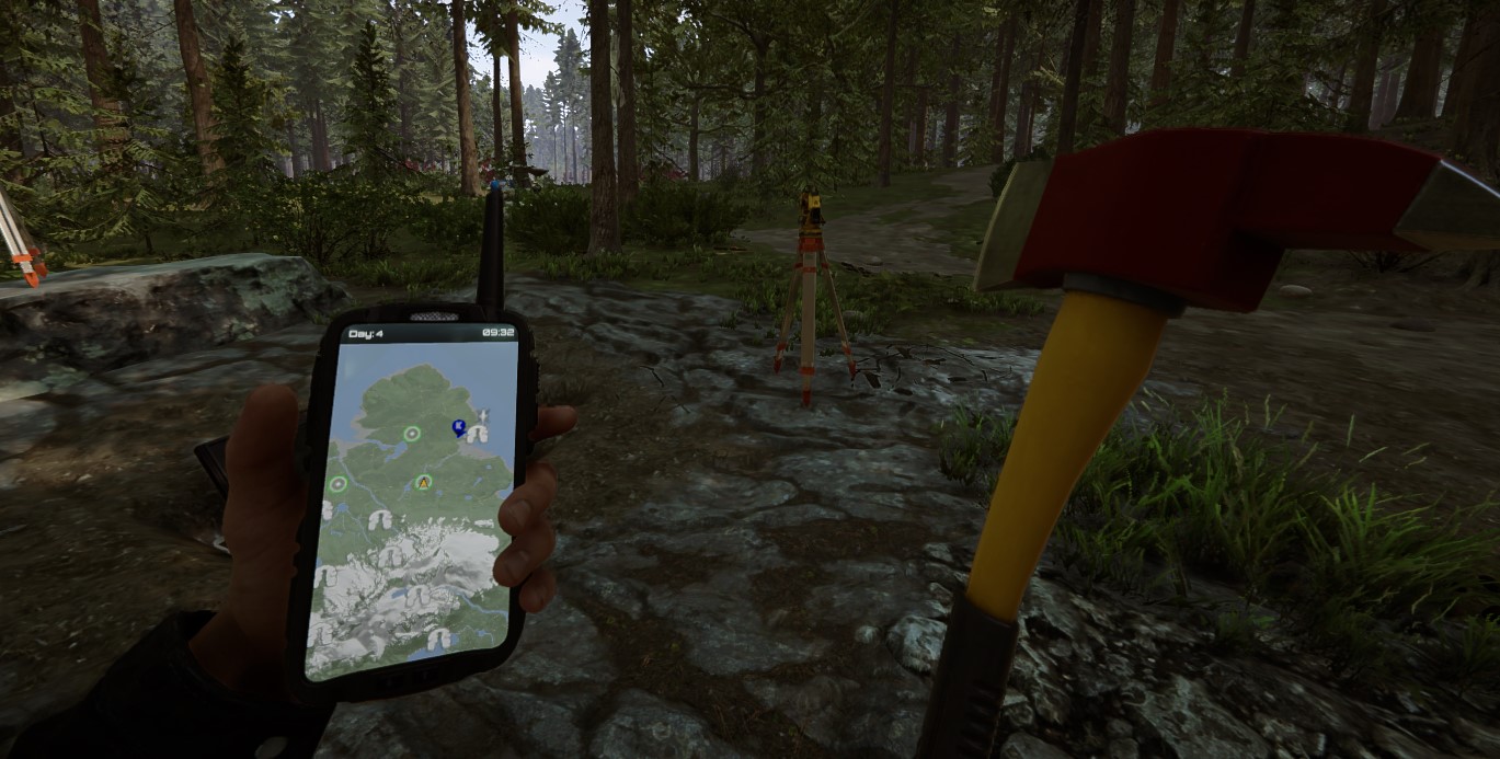 《森林之子》重要物品收集攻略 GPS追踪器、手枪与铲子位置一览_消防斧和门卡 - 第1张