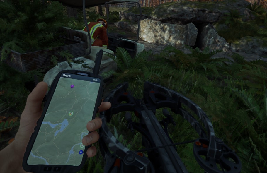 《森林之子》重要物品收集攻略 GPS追蹤器、手槍與鏟子位置一覽_弩 - 第1張
