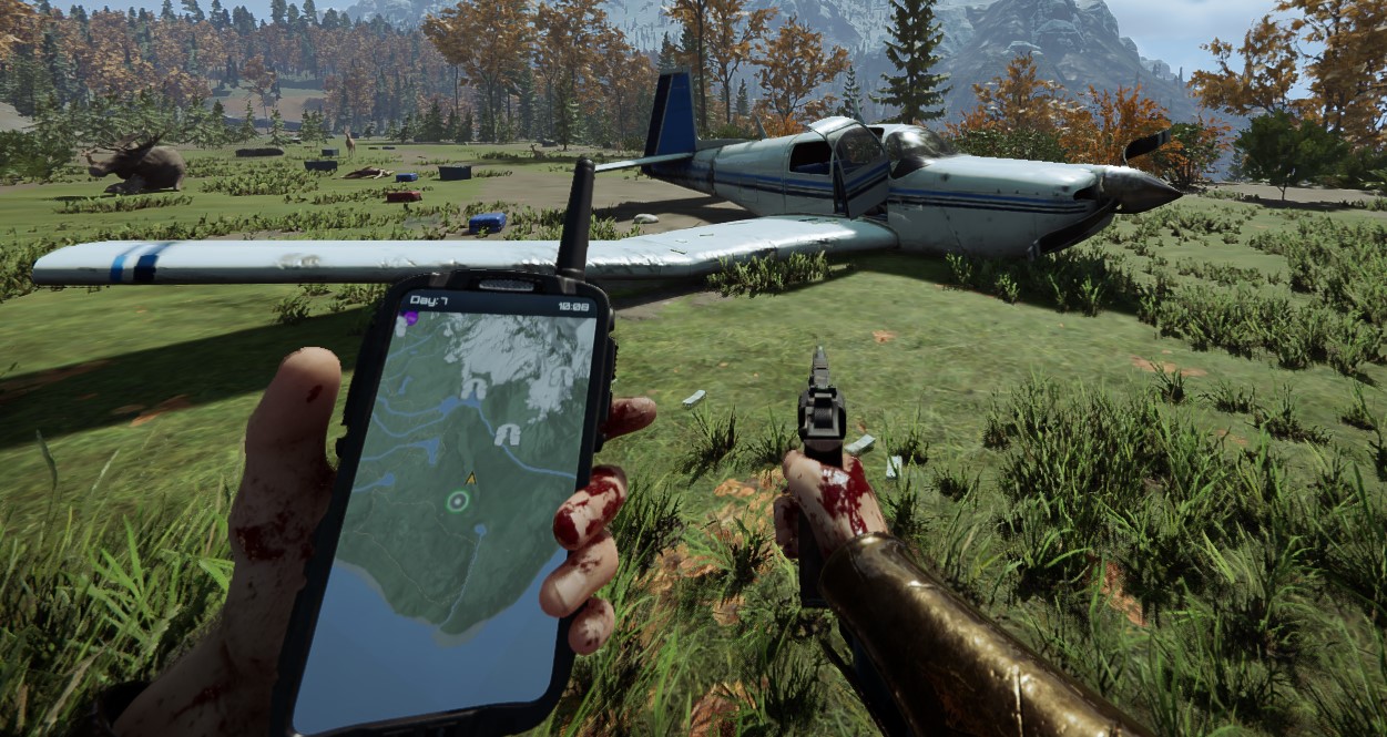 《森林之子》重要物品收集攻略 GPS追蹤器、手槍與鏟子位置一覽_飛機墜機點 - 第1張