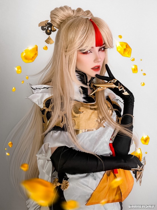 Cosplay图赏：俄妹cos《原神》八重神子 光腿狐狸媚眼如丝 游民星空 3847