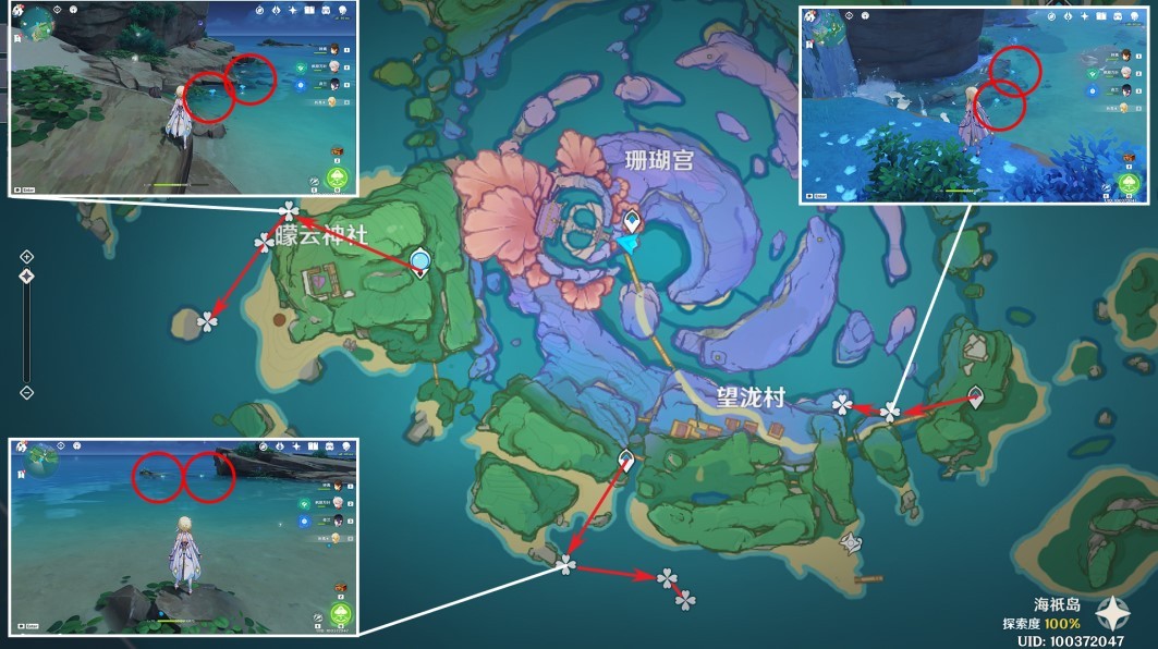 《原神》3.5版海灵芝收集路线分享 - 第7张