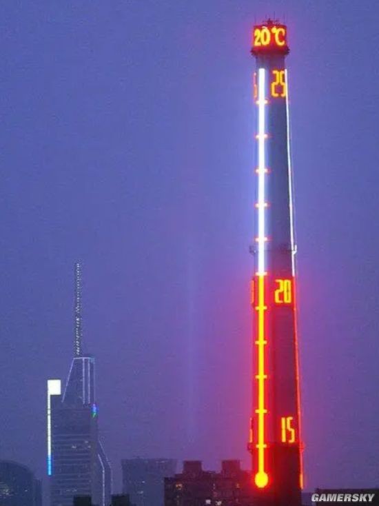 全球最高气象信号塔 上海地标大烟囱上的温度计被拆除