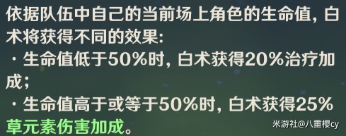 《原神》白朮技能機制詳解與出裝、配隊攻略 白朮詳細配隊指南_機制解析 - 第10張