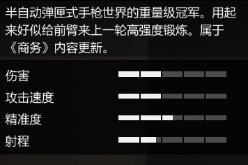 《GTAOL》武器、装备图鉴 必备武器一览_手枪 - 第15张