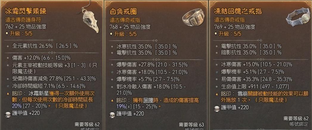 《暗黑破壞神4》冰法70級寒冰裂片流Build - 第4張