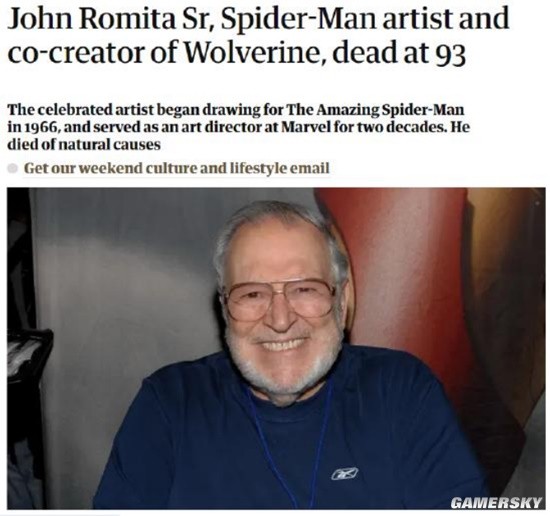 Renowned American Comic Artist Romita Passes Away at 93, Known for Involvement in 'The Amazing Spider-Man' and More