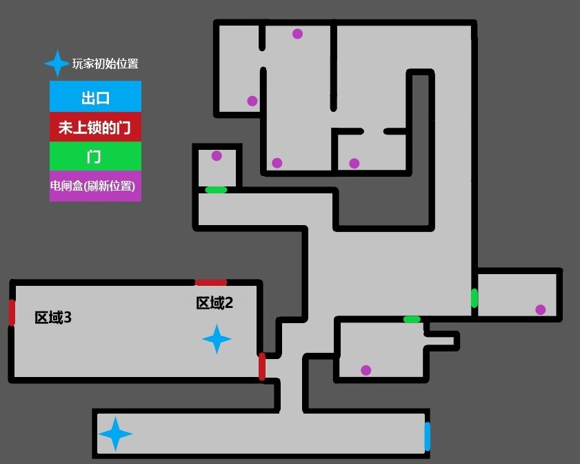 《逃離後室（Escape the Backrooms）》發電站地圖及路線 逃離後室發電站怎麼過 - 第1張