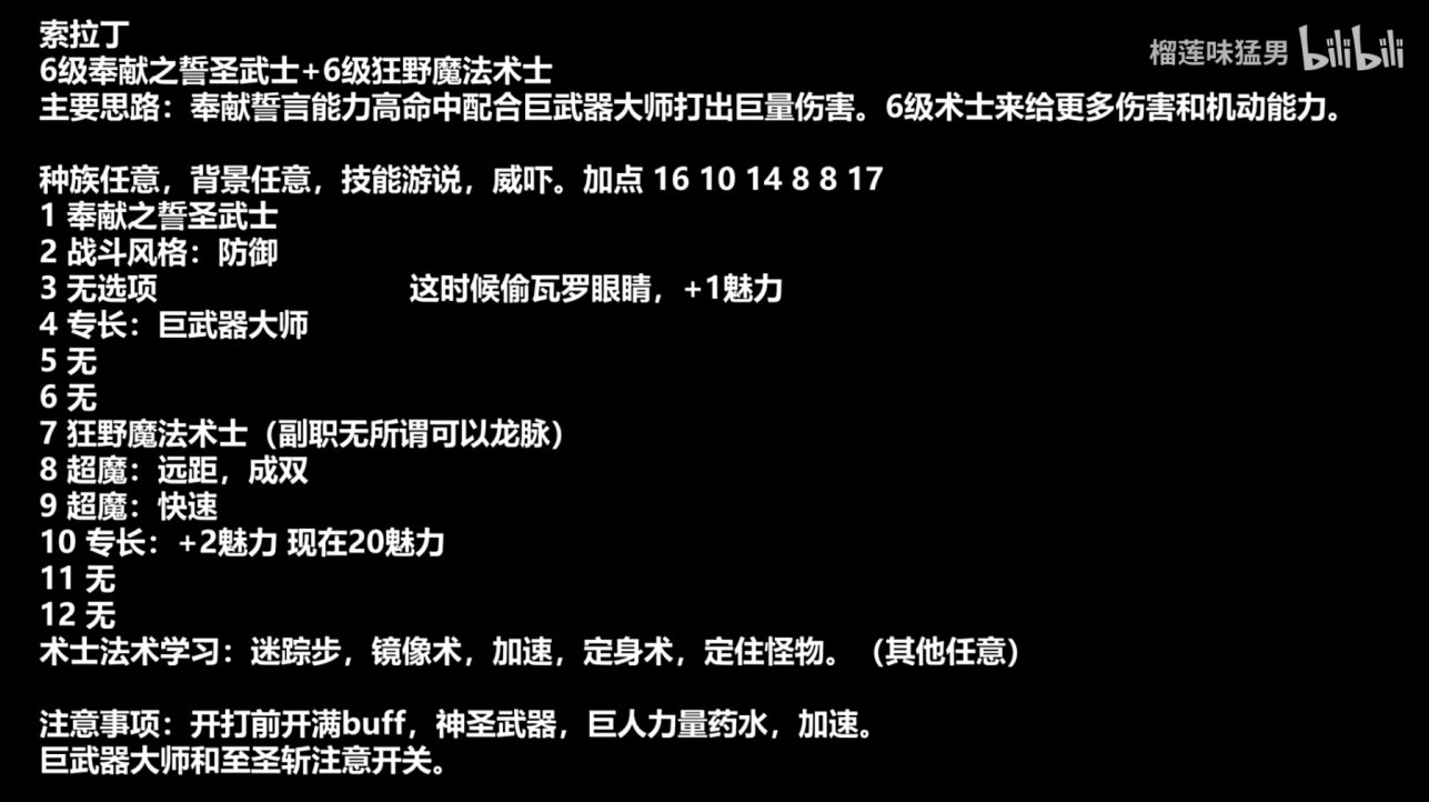 《博德之門3》雙職聖武士構築教程 - 第9張