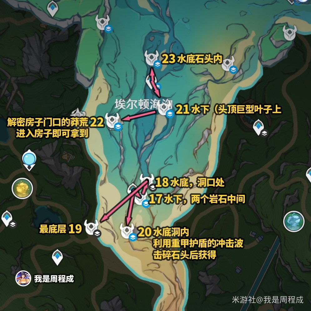 《原神》枫丹85个水神瞳收集路线 - 第5张