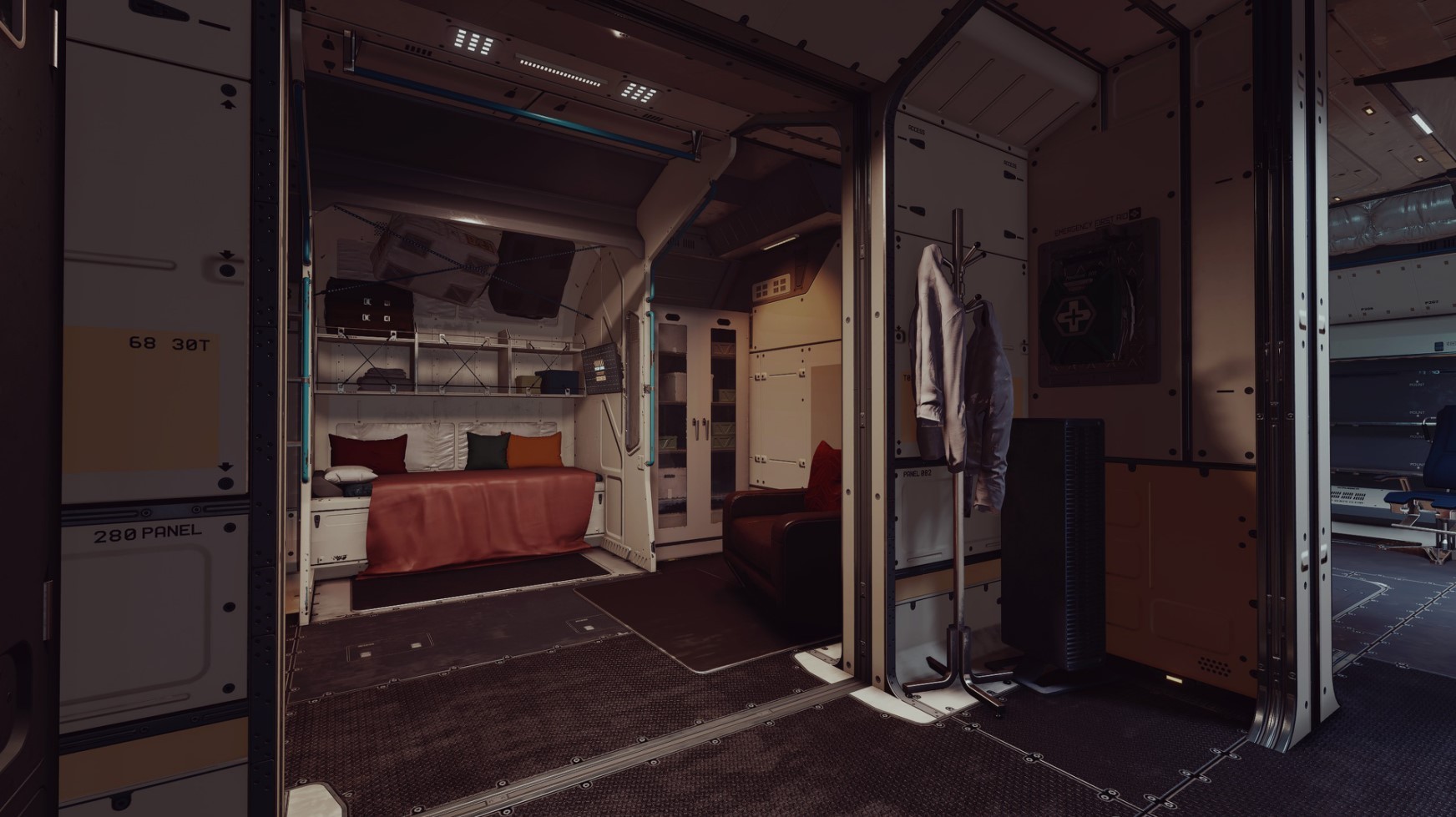 《星空》各飛船居住艙與駕駛室內飾整理_環宇新星船長室2X1 - 第4張