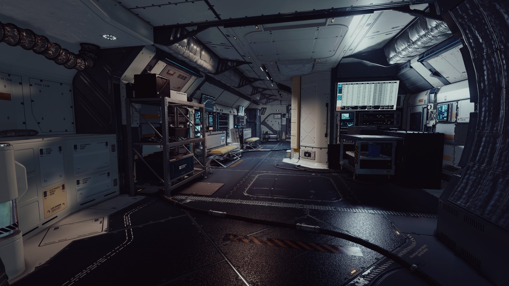 《星空》各飛船居住艙與駕駛室內飾整理_環宇新星電腦核心2X1 - 第1張