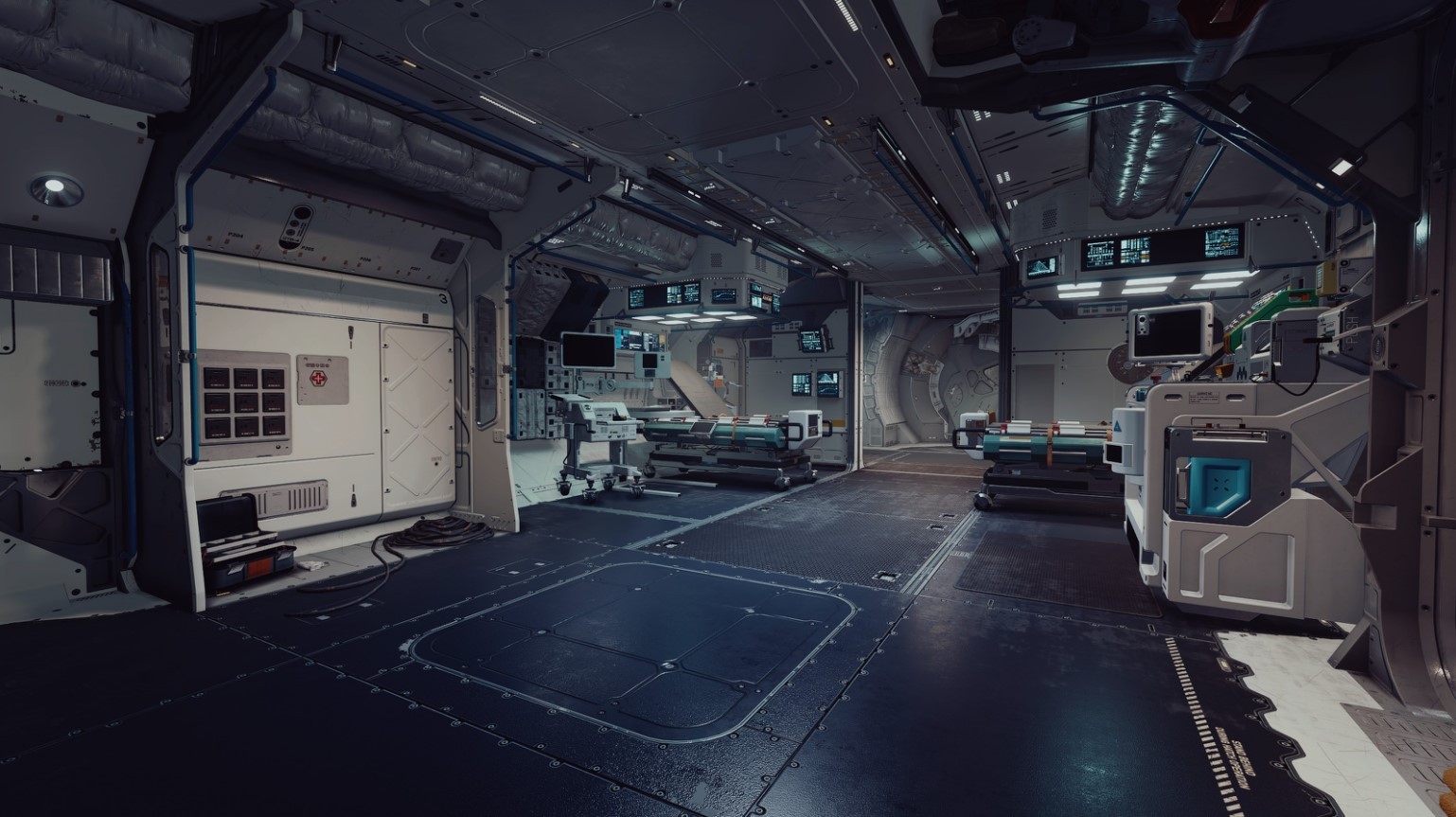 《星空》各飛船居住艙與駕駛室內飾整理_環宇新星醫務室2X1 - 第1張