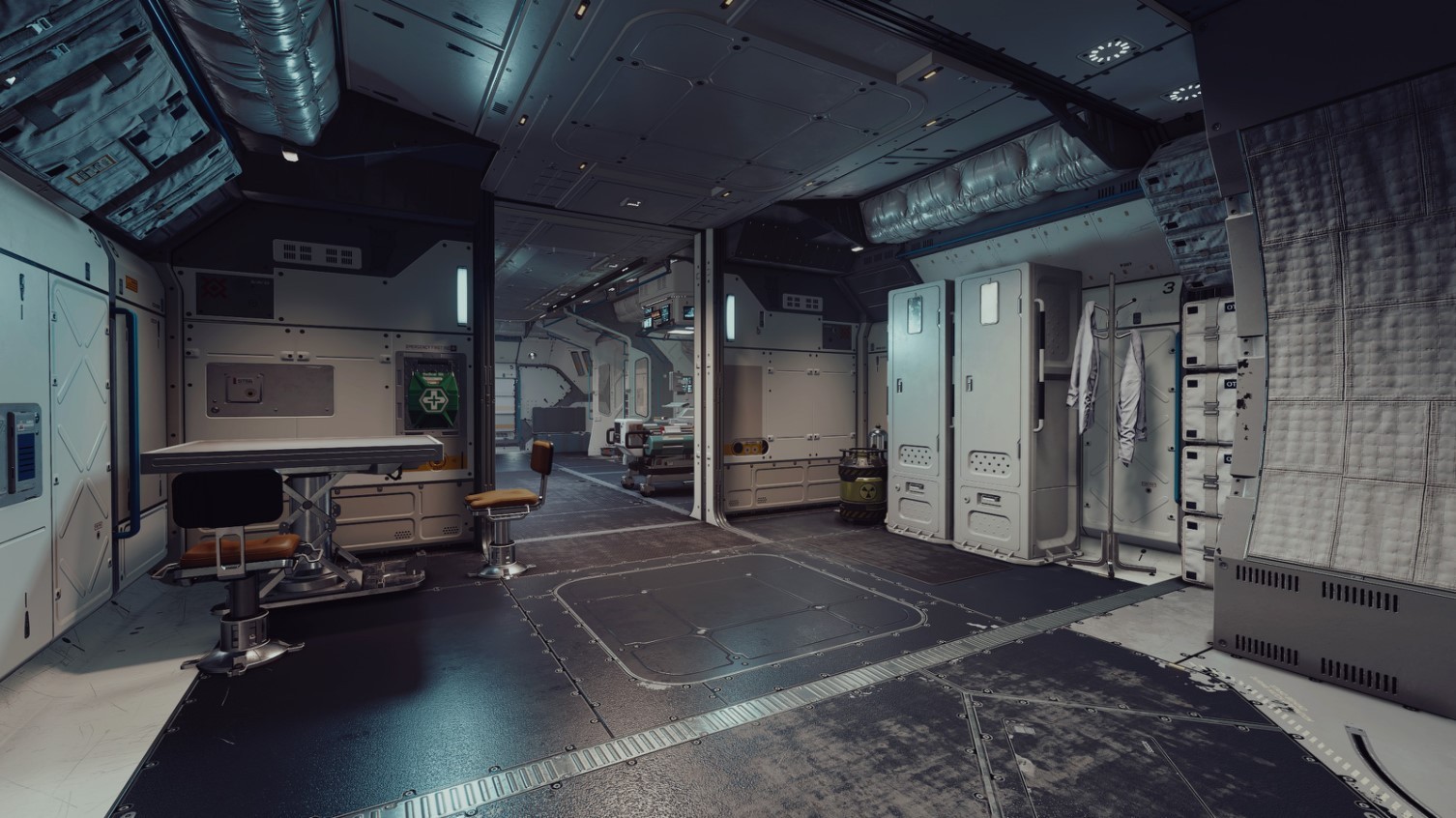 《星空》各飛船居住艙與駕駛室內飾整理_環宇新星醫務室2X1 - 第2張