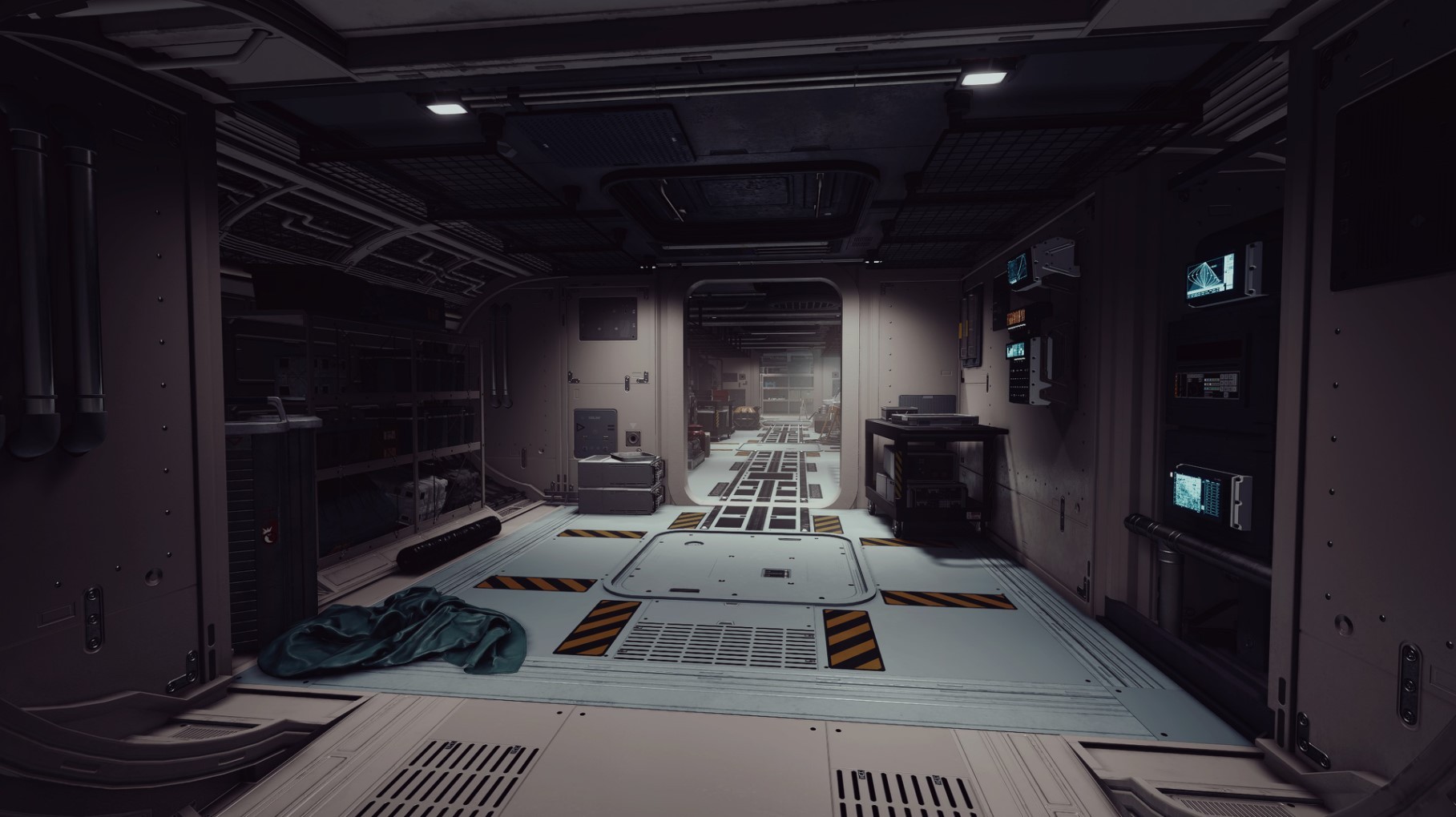 《星空》各飛船居住艙與駕駛室內飾整理_太陽航宇的工程艙3X1