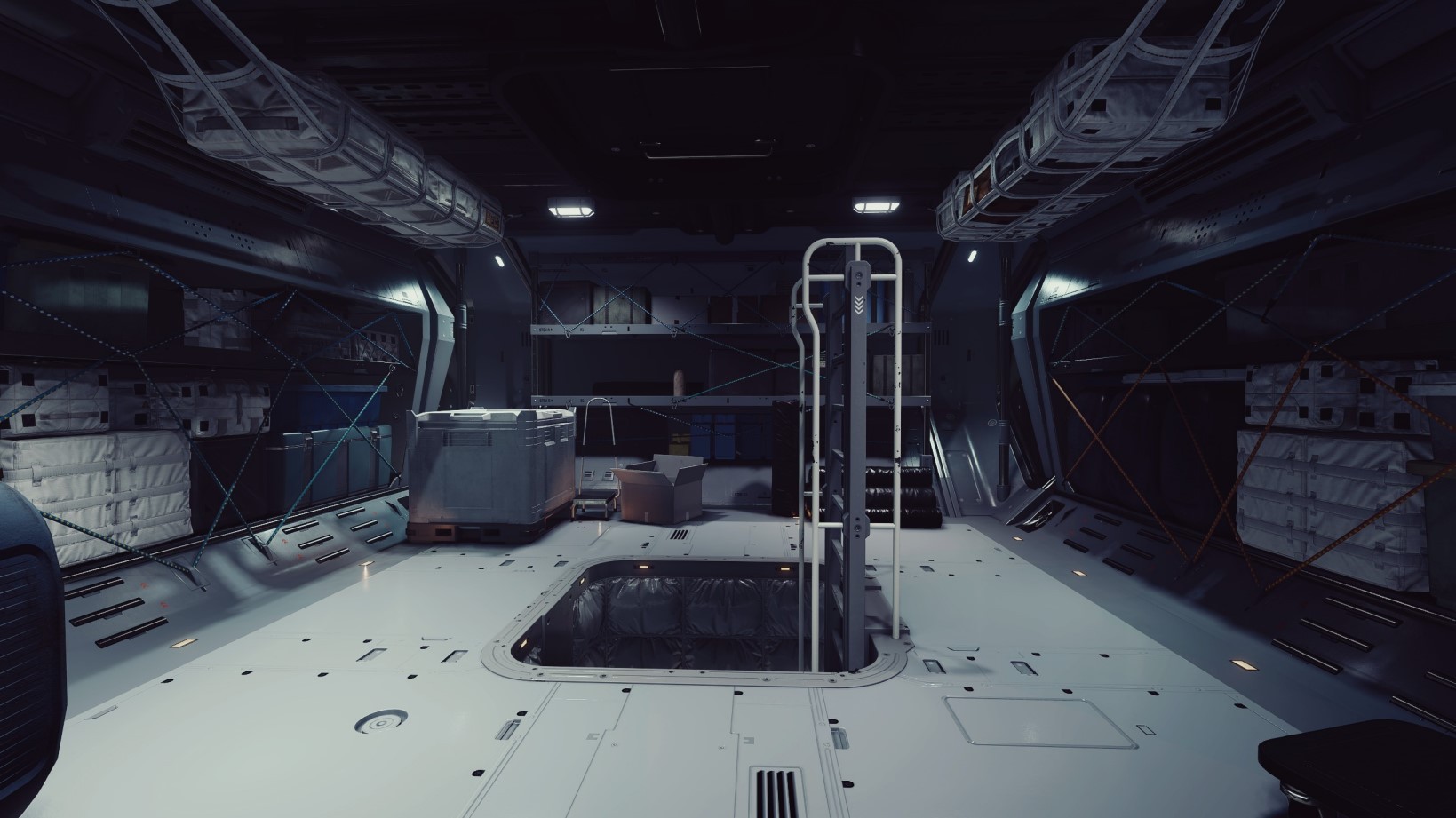 《星空》各飞船居住舱与驾驶室内饰整理_霍普科技舱梯1x1 - 第3张