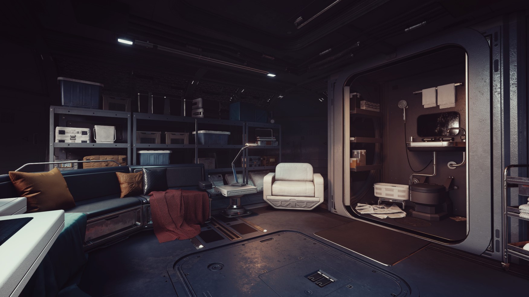 《星空》各飛船居住艙與駕駛室內飾整理_霍普科技船長室2x1 - 第3張